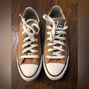 Converse Brown Canvas Sneakers